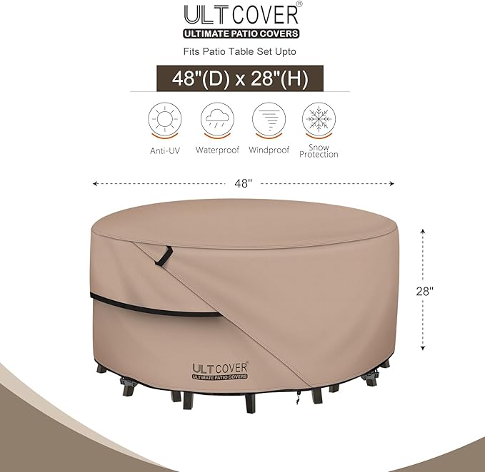 Round Patio Furniture Cover