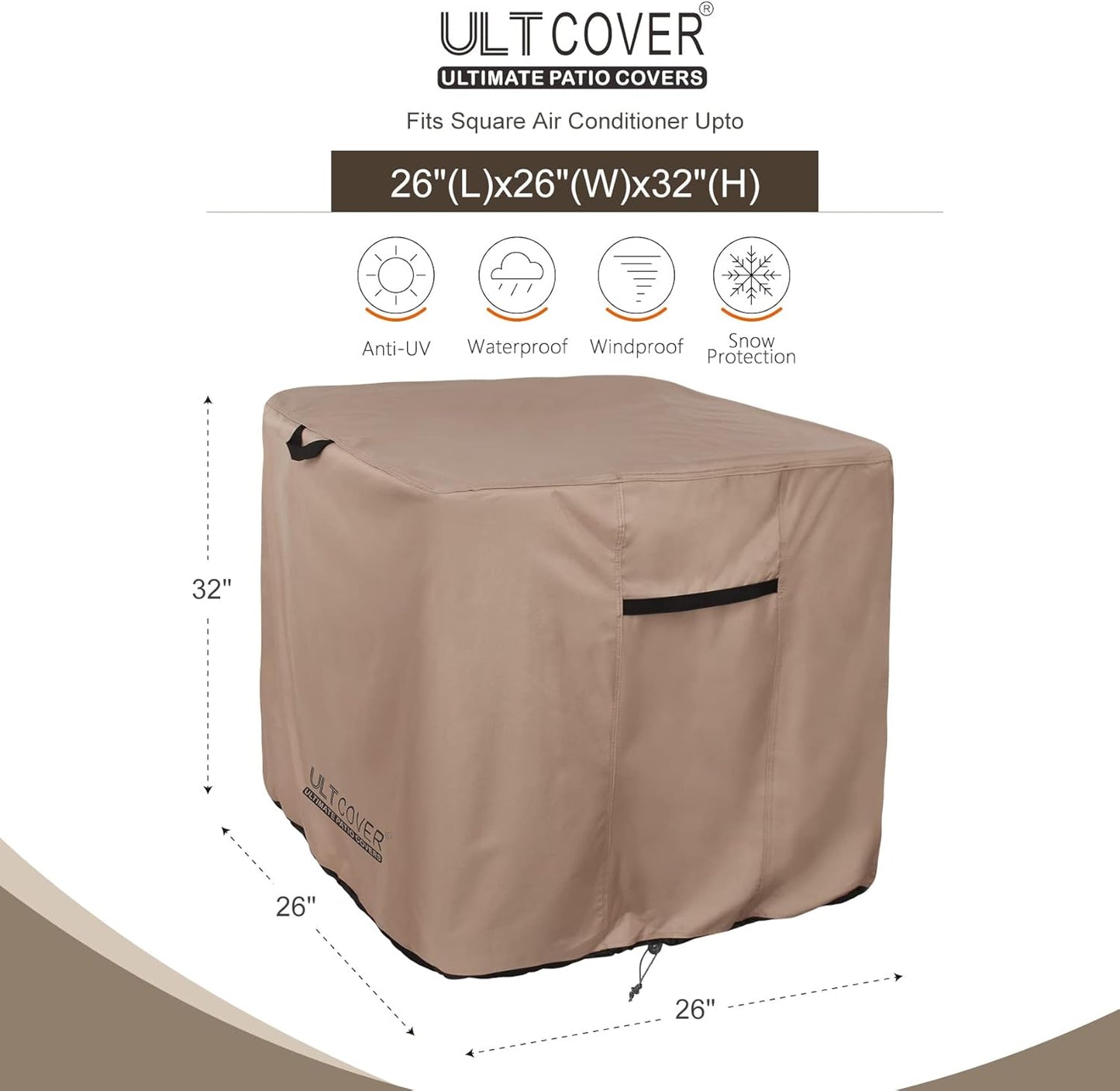 Waterproof Square Air Conditioner Cover