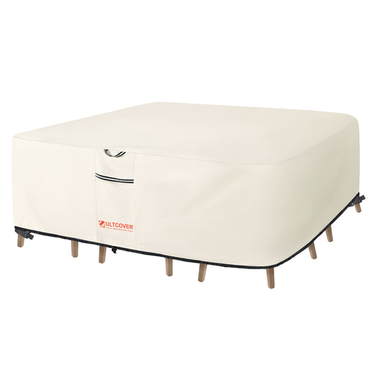 600D PVC Patio Table Chair Set Cover 88"x62"