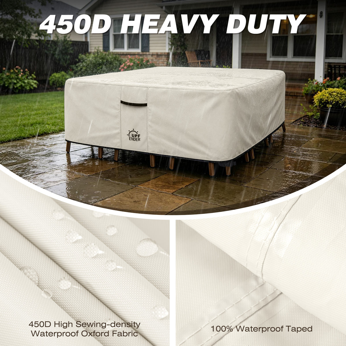 450D Patio Dining Set Cover