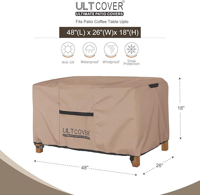 Patio Coffee Table Cover