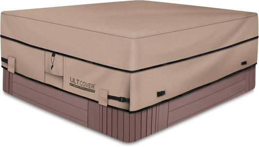 Waterproof 600D Polyester Square Hot Tub Cover